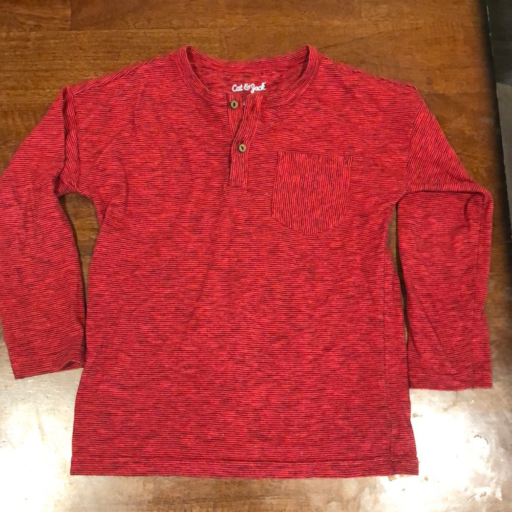 Red long sleeve tee!